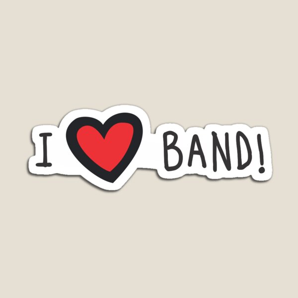 Item preview, I Heart Band designed and sold by lauralgkelly.
