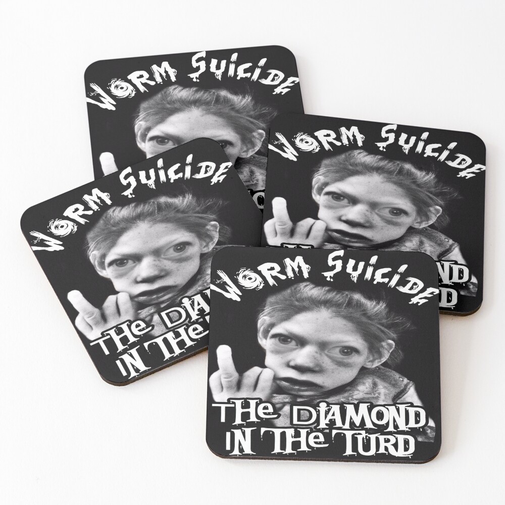Item preview, Coasters (Set of 4) designed and sold by wormsuicide.