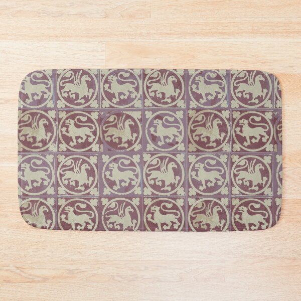 Item preview, Lion and Griffin tiles designed and sold by Aakheperure.