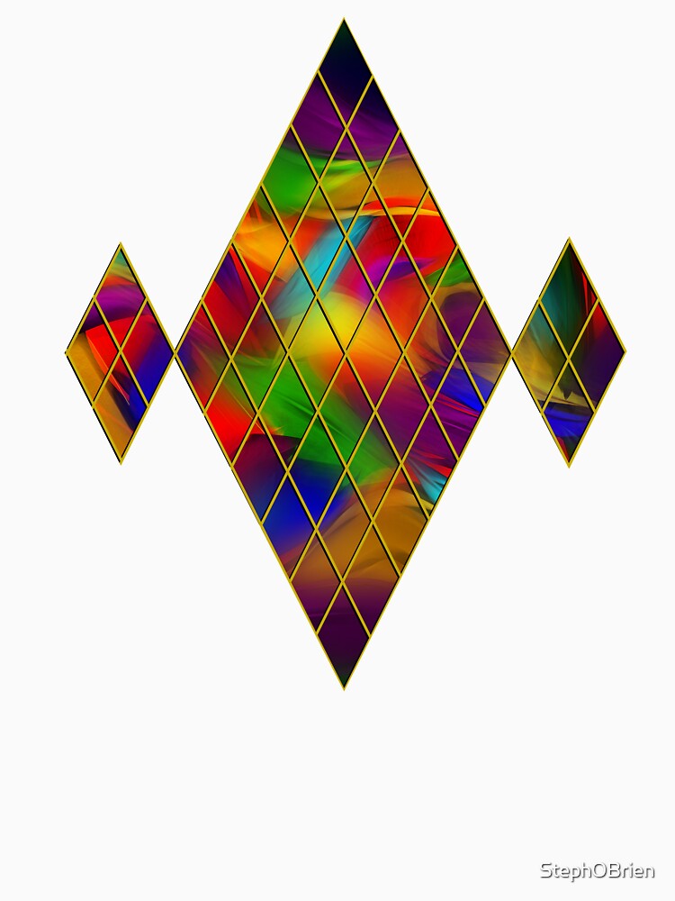 Golden Diamonds, Rainbow Void by StephOBrien