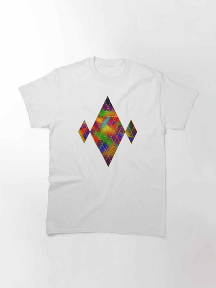 Alternate view of Golden Diamonds, Rainbow Void Classic T-Shirt