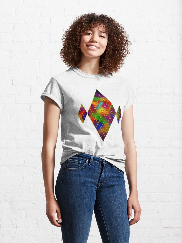 Alternate view of Golden Diamonds, Rainbow Void Classic T-Shirt