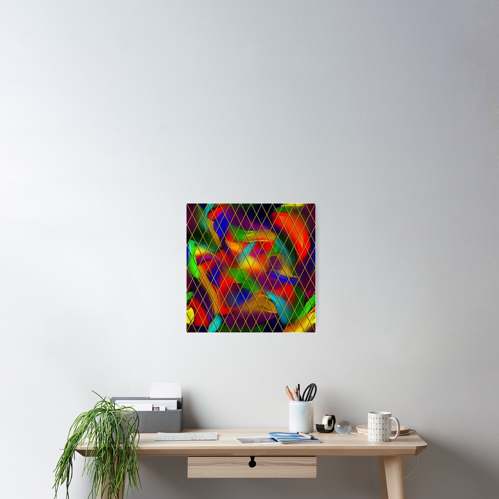 Golden Diamonds, Rainbow Void Poster