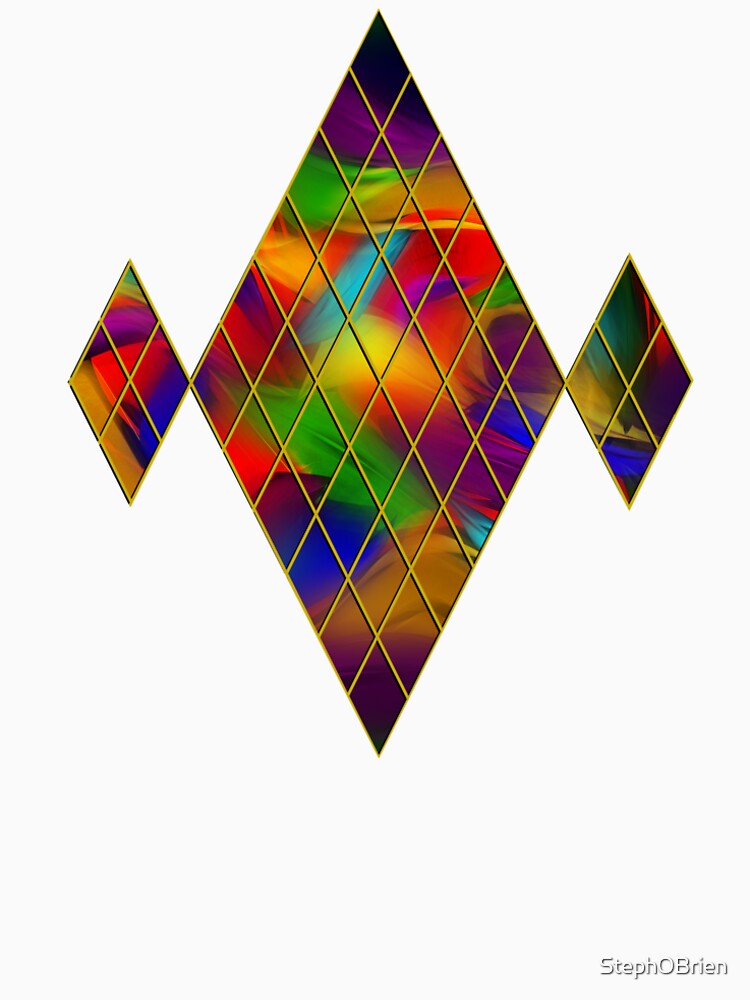 Golden Diamonds, Rainbow Void by StephOBrien