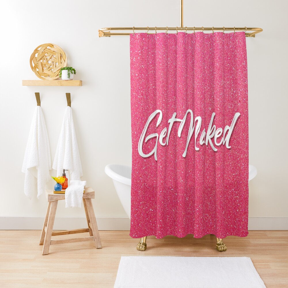 Get Naked Shower Curtain By Anthalya Redbubble