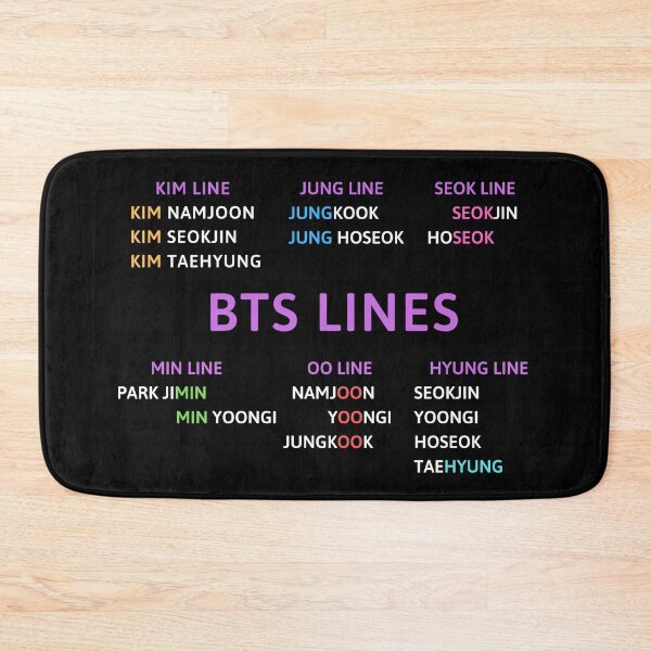 Item preview, BTS Lines - Kim line - Jung line, etc designed and sold by PaperMoonKPOP.
