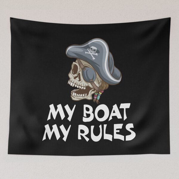 Item preview, My Boat My Rules Funny Bow Arrow Sport Hunter designed and sold by Bendthetrend.