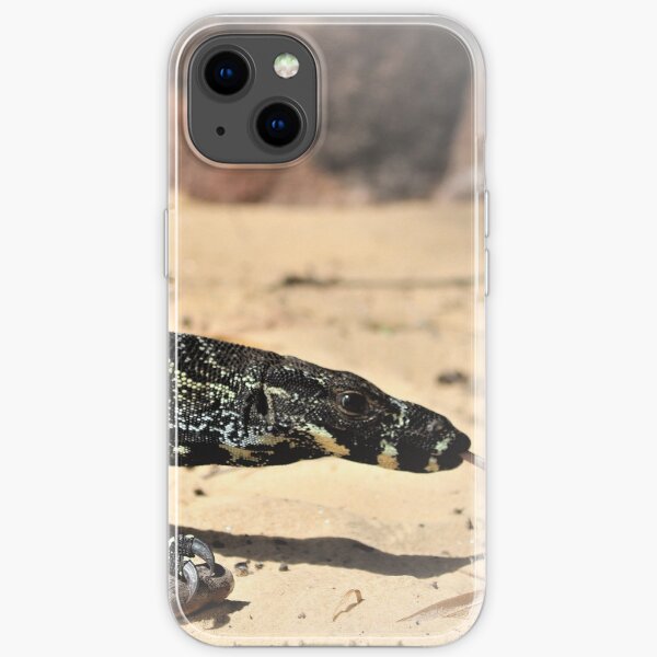 Australian Goanna, Big Lizard iPhone Soft Case