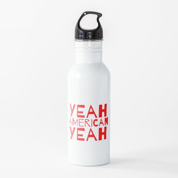 Yeah Water Bottle Redbubble - roblox code for america f yeah