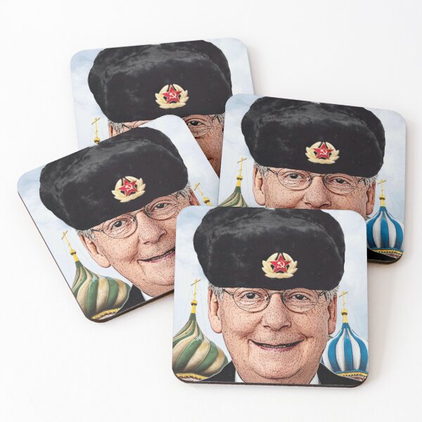 Item preview, Moscow Mitch In Russian Cap designed and sold by DakotaInspired.