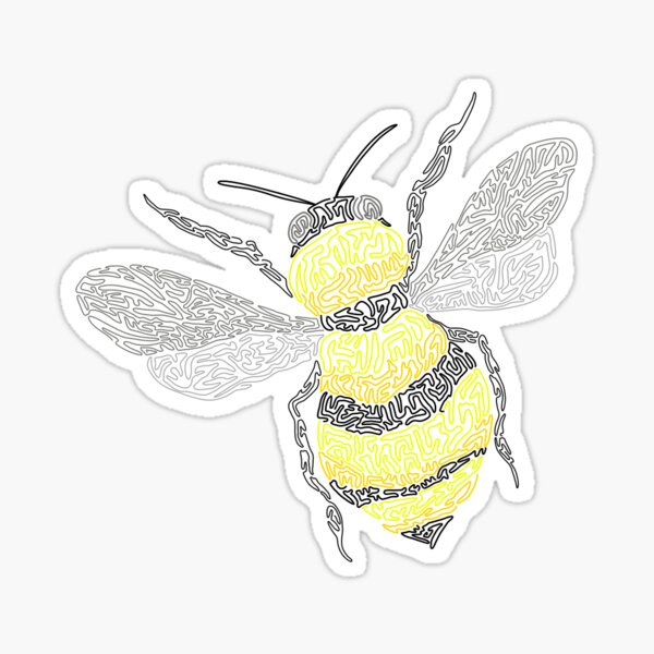 Bee Outline Gifts and Merchandise for Sale Redbubble picture