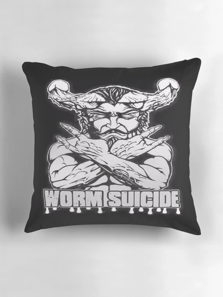 Thumbnail 3 of 4, Pillow, Dildevil designed and sold by wormsuicide.