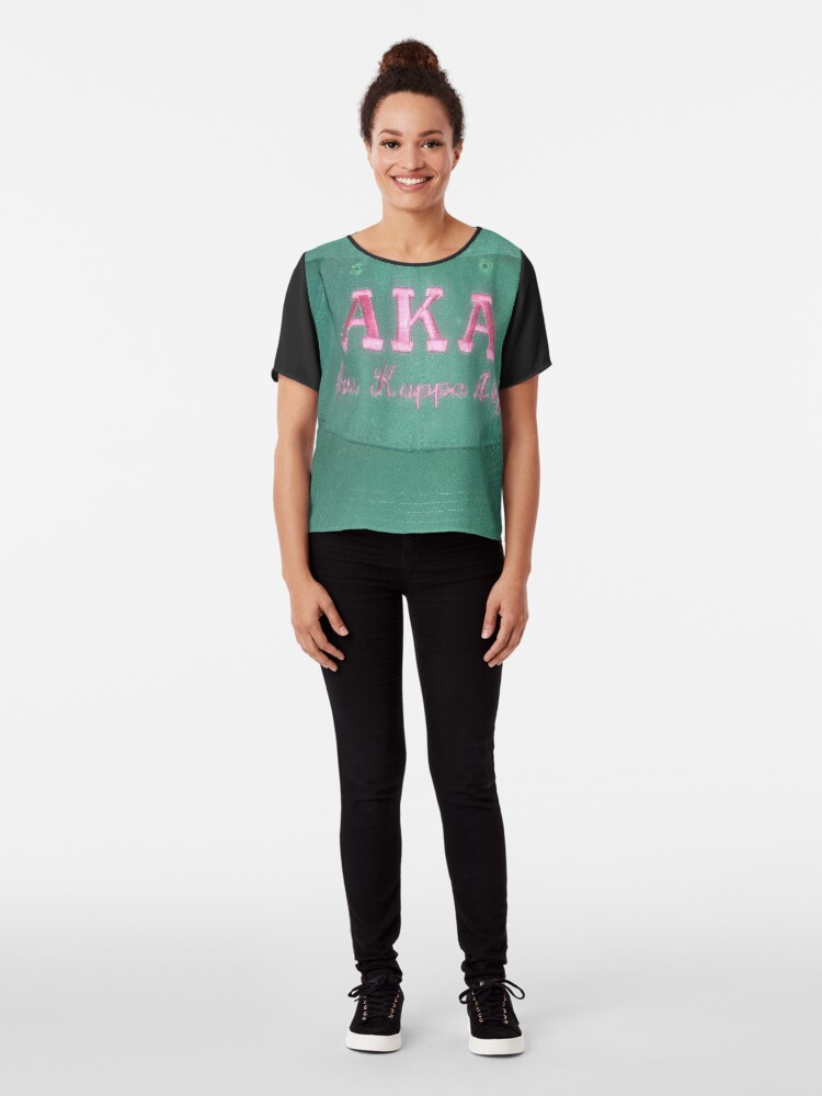 Alternate view of AKA Collection Chiffon Top