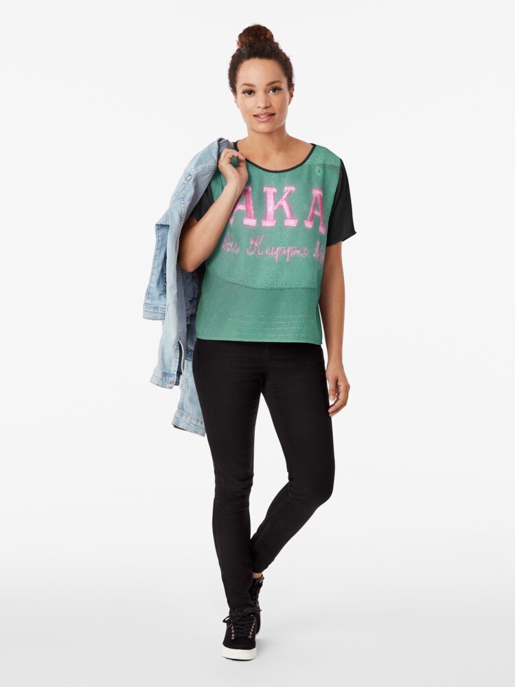 Alternate view of AKA Collection Chiffon Top