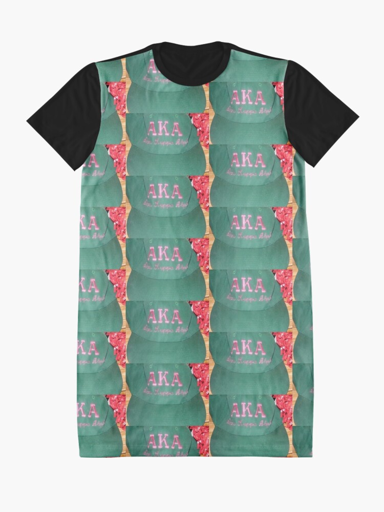 Alternate view of AKA Collection Graphic T-Shirt Dress