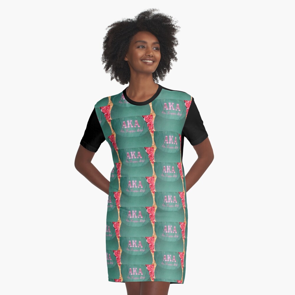 AKA Collection Graphic T-Shirt Dress