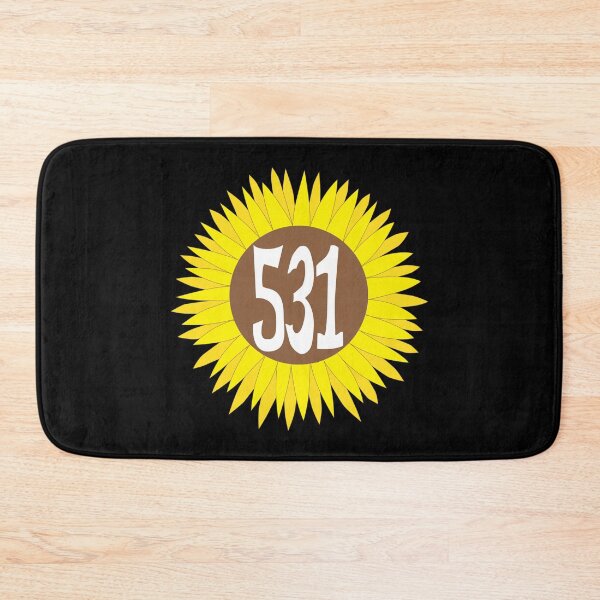 Item preview, Hand Drawn Nebraska Sunflower 531 Area Code designed and sold by itsrturn.