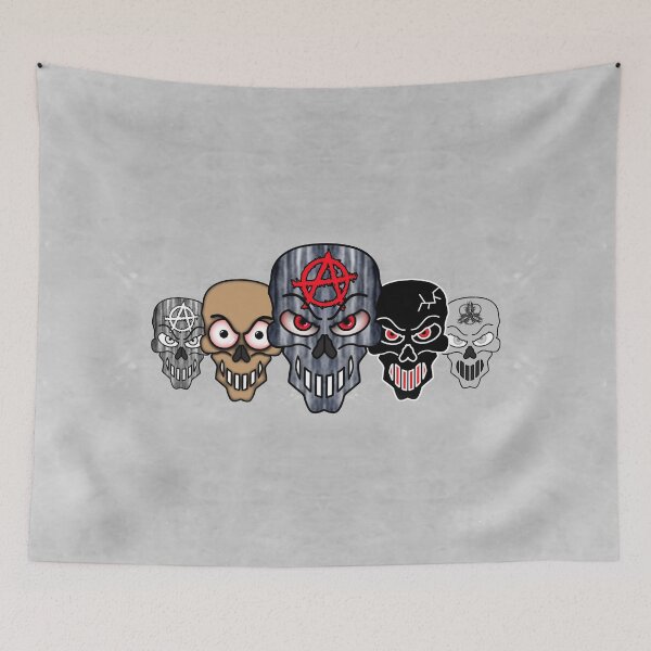 Item preview, The Many Me's - Sku-u-u-u-u-ulls designed and sold by CreepyKards.
