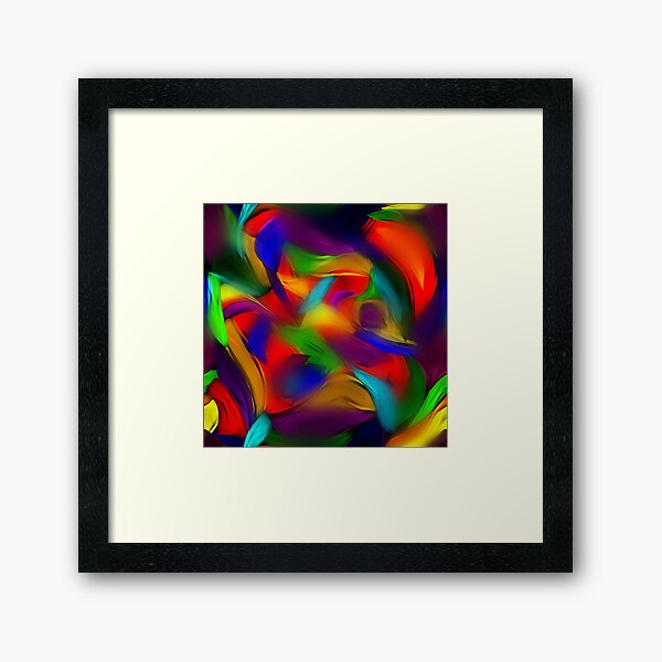 Rainbow Dapple Framed Art Print