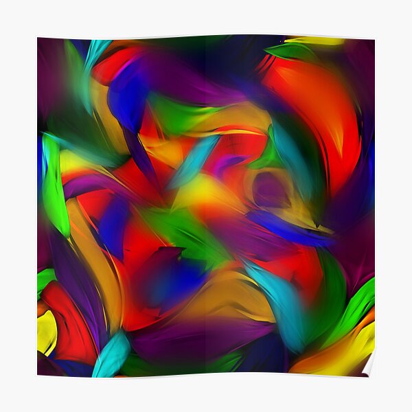 Rainbow Dapple Poster