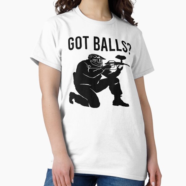 Vista previa del artículo con la obra «¿Tienes bolas? Paintball», diseñado y vendido por everything-shop.