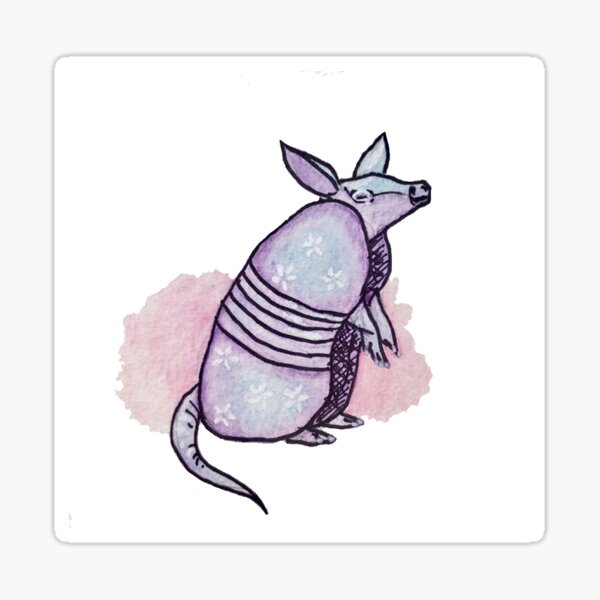 Armadillo Beauty Sticker