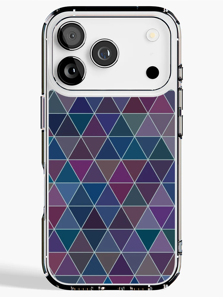Thumbnail 1 of 5, iPhone Case, Triangle Pattern designed and sold by AbstractCreatur.