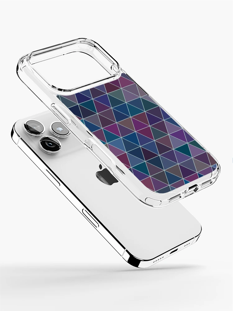 Thumbnail 2 of 5, iPhone Case, Triangle Pattern designed and sold by AbstractCreatur.