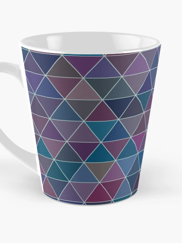 Thumbnail 3 of 4, Coffee Mug, Triangle Pattern designed and sold by AbstractCreatur.