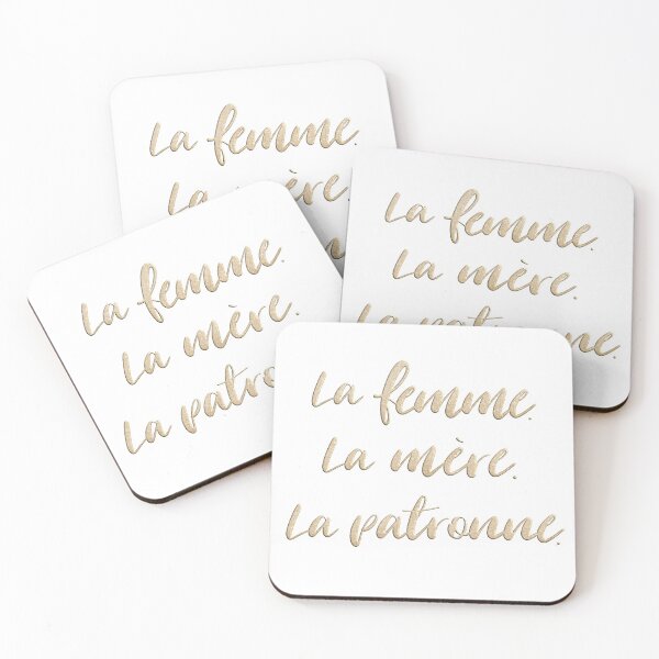 Aperçu de l'œuvre La femme. La mère. La patronne. créée et vendue par Alice Monber’s LETTERING.