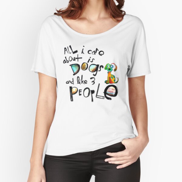 dogs 3 people Relaxed Fit T-Shirt