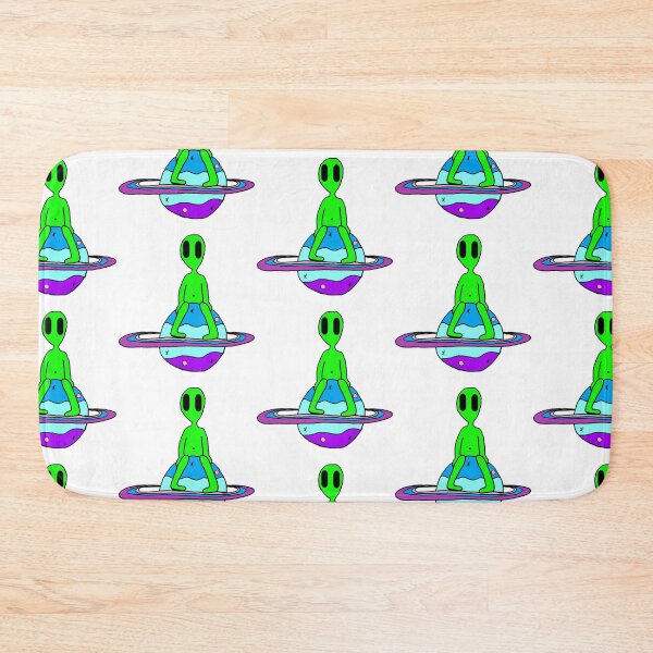 Item preview, Space Dude alien on planet designed and sold by Emily Patterson.