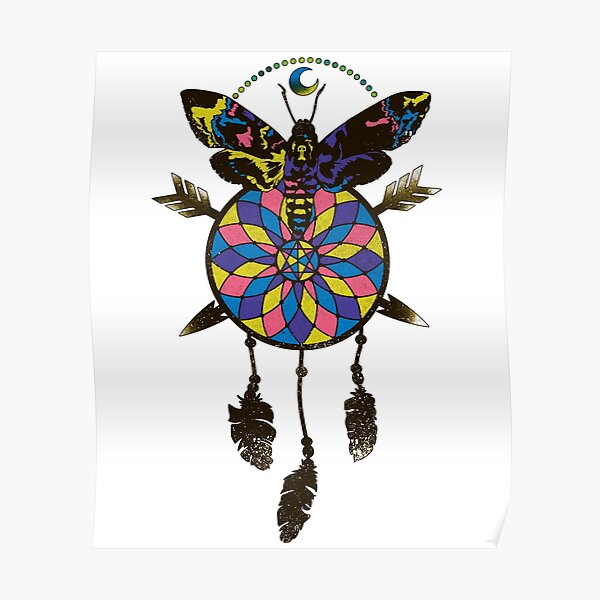 Download Butterfly Dream Catcher Posters Redbubble