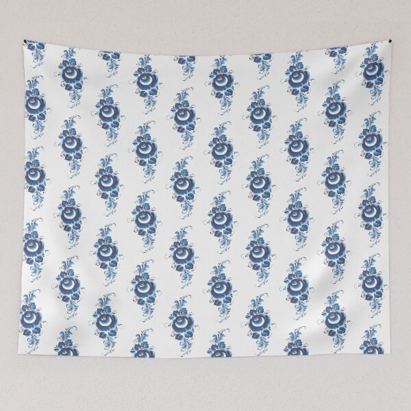 Item preview, Indigo Gzhel designed and sold by irishkalia.