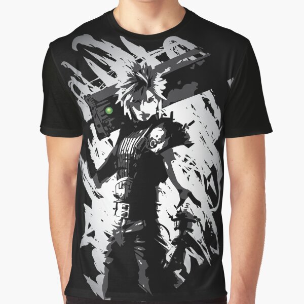 'Materia Buster' FFVII Remake Cloud Strife Graphic T-Shirt