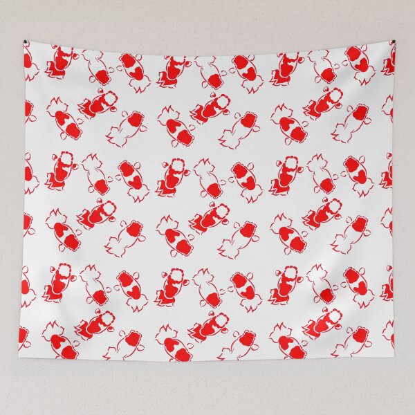 Item preview, Ranchu red and white top view goldfish designed and sold by Nosnah.
