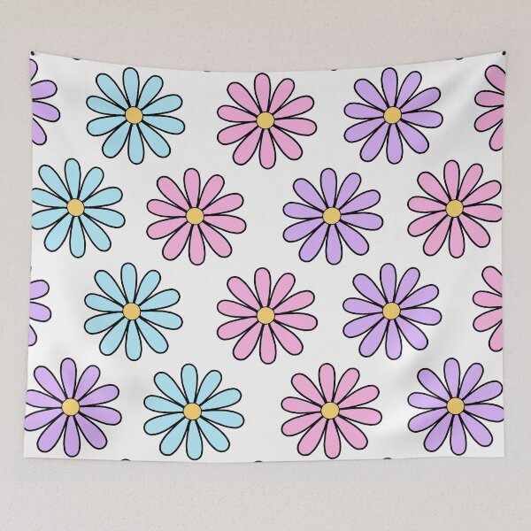 Item preview, Pink, Blue and Purple Daisies designed and sold by passionatelyem.