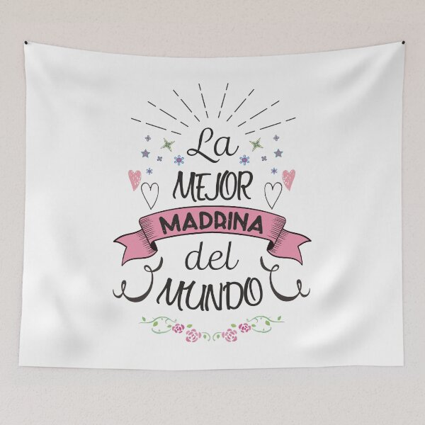 Item preview, Womens Tia La Mejor Madrina Madre T-Shirt designed and sold by MrEddie10.