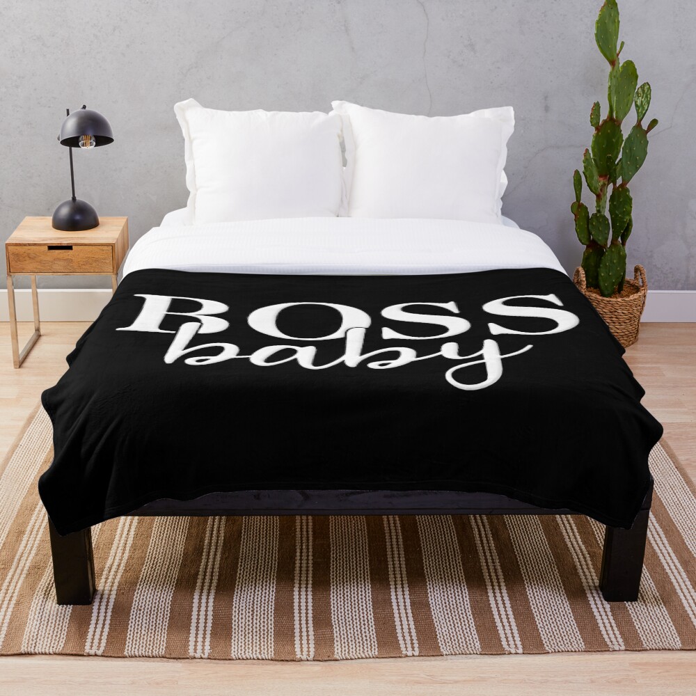 "Boss Lady Baby" Throw Blanket for Sale by AcrossParis Redbubble