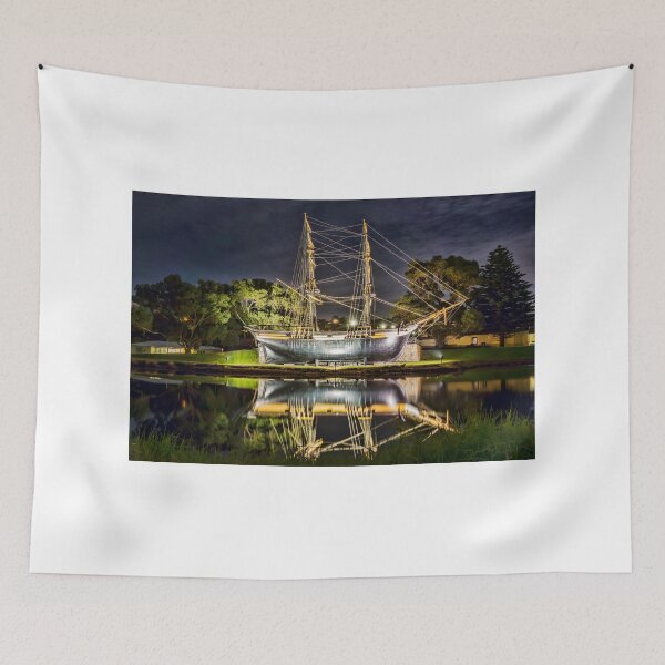 Item preview, 'Amity at Night' - Brig Amity, Albany  designed and sold by GanEden.