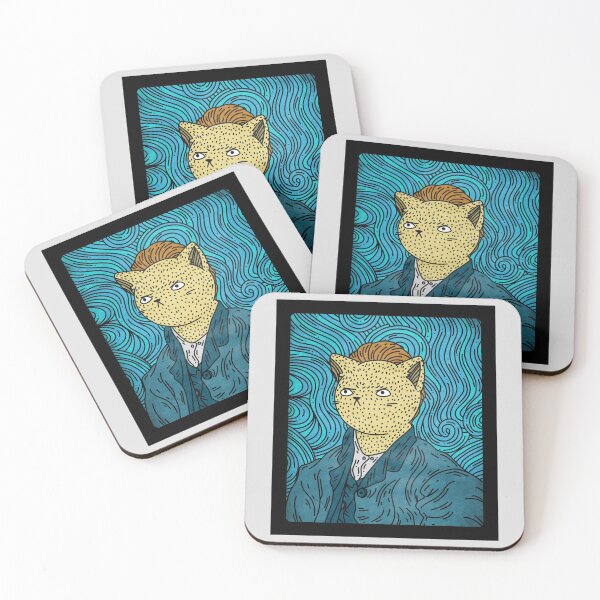 Item preview, Self Portrait- Van Gogh Cat designed and sold by Artsthetic Collection.