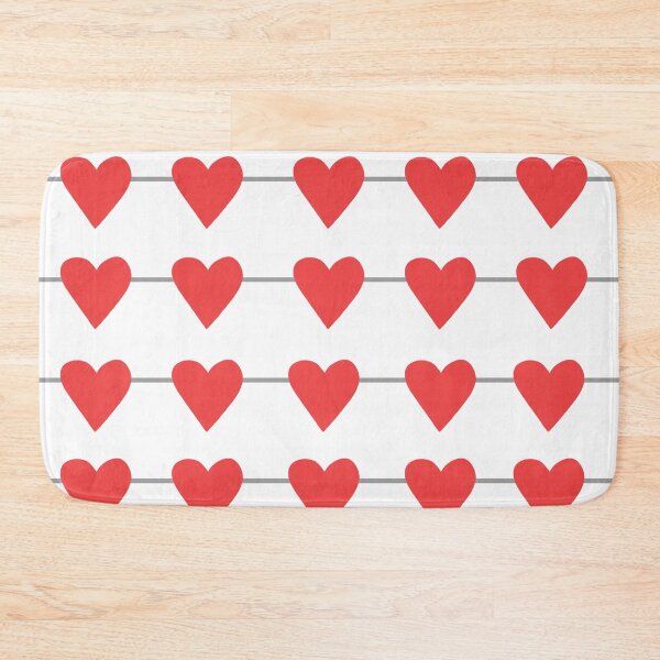 Item preview, Red Horizontal Heart Strings designed and sold by passionatelyem.