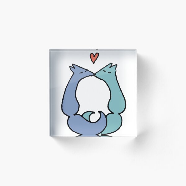 The Kiss Acrylic Block