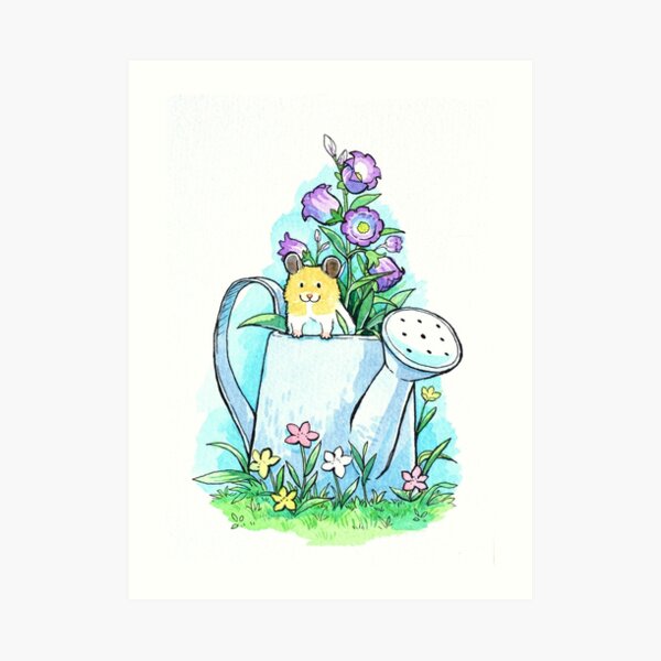 Watering Can Art Print