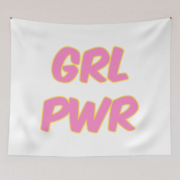 Item preview, grl pwr - pink and yellow designed and sold by synthesizer.