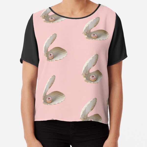Donut Shell Chiffon Top