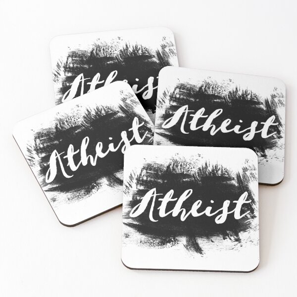 Item preview, Brushed on Atheist designed and sold by pinkheretic.
