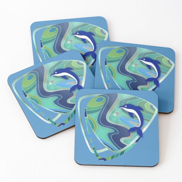 Item preview, SWIRLY SEA DOLPHIN 287. designed and sold by sana90.