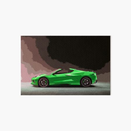 Chevrolet Corvette C8 Art Board Print