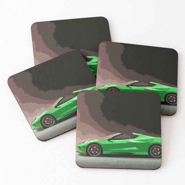 Chevrolet Corvette C8 Coasters (Set of 4)